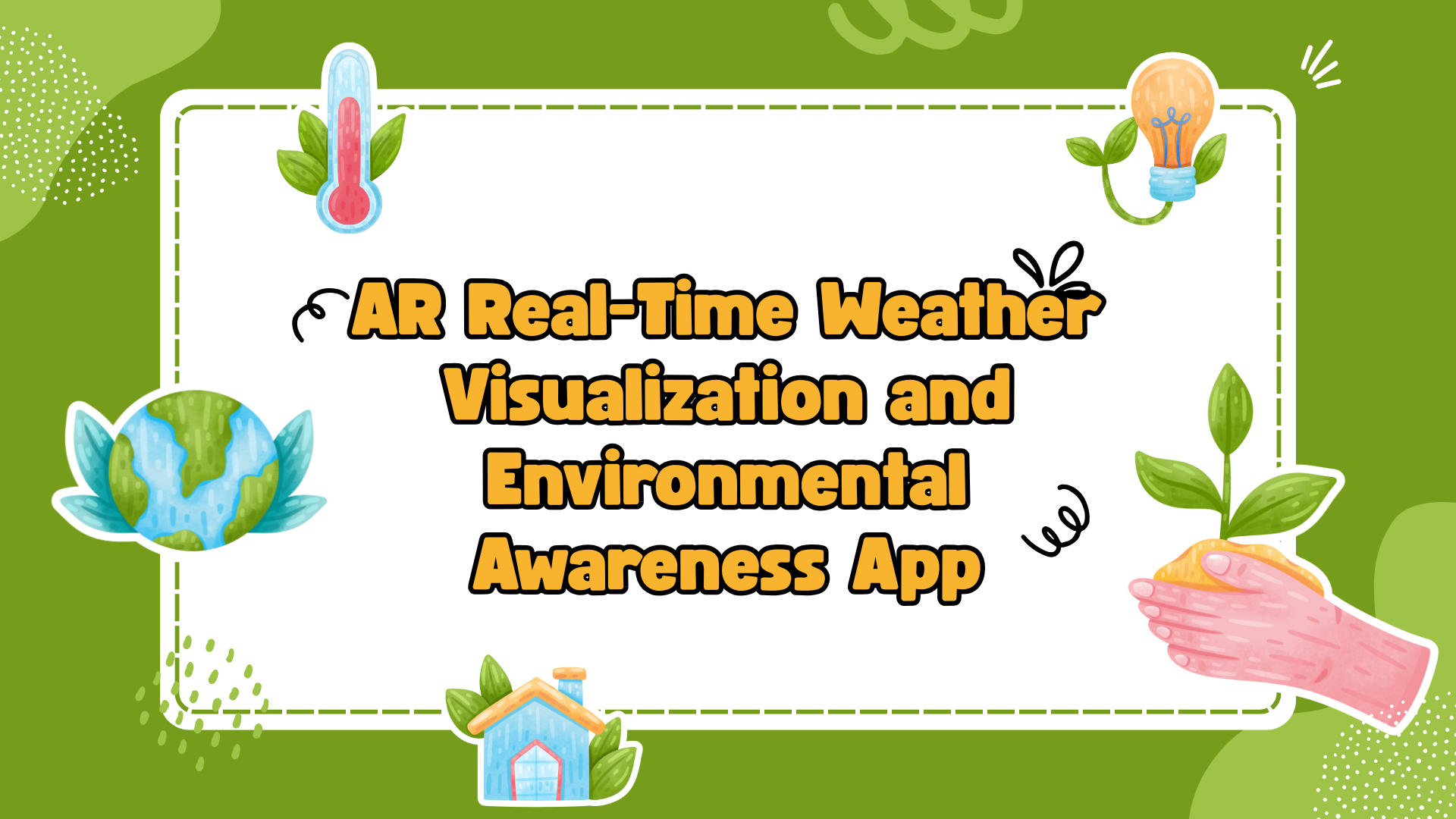 AR Real-Time Weather Visualization and Environmental Awareness App